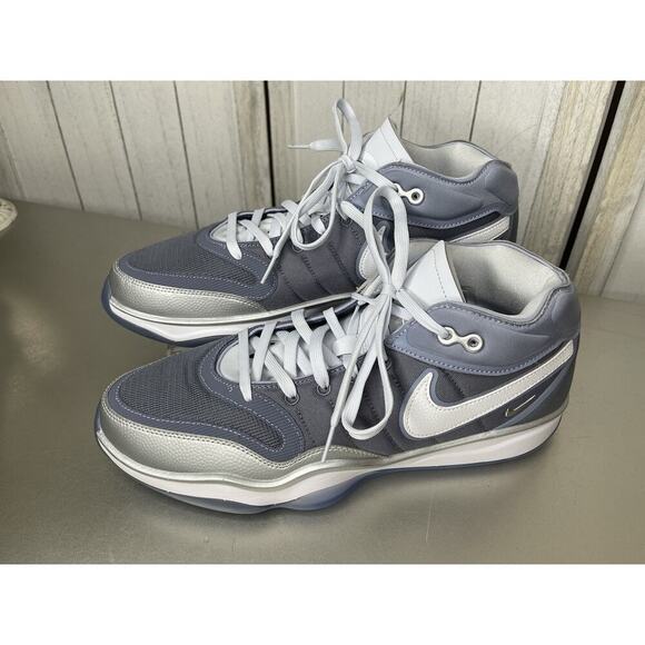 Nike Air Zoom ZM GT Hustle 2 Light Carbon Grey Women Basketball Sneaker Size 14 - Picture 1 of 6